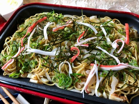 博多名物！海鮮！焼きラーメン！！